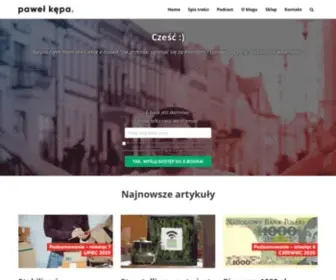 Pawelkepa.pl(Paweł Kępa) Screenshot