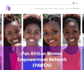 Pawen.org(Pan African Women Empowerment Network (PAWEN)) Screenshot