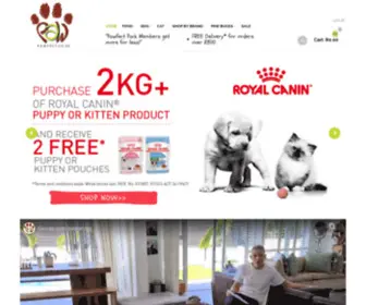 Pawfect.co.za(Pets worth spoiling) Screenshot