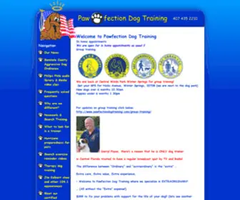 Pawfectiondogtraining.com(Pawfection Dog Training) Screenshot