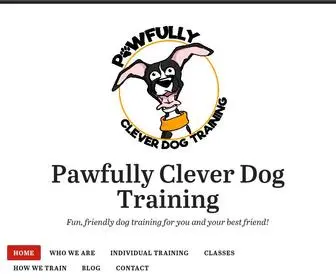 Pawfullyclever.co.uk(Fun, friendly dog training for you and your best friend) Screenshot