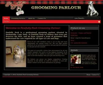 Pawfullyposh.co.za(Pawfully Posh Grooming Parlour) Screenshot