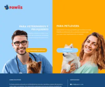 Pawiis.com(El lugar para el cuidado de las mascotas) Screenshot