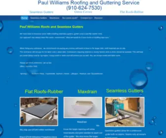 Pawilliamsroofing.com(Paul Williams Roofing & Guttering Service) Screenshot