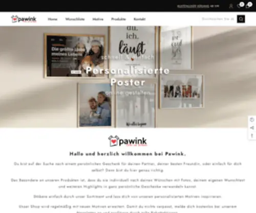 Pawink.de(Create an Ecommerce Website and Sell Online) Screenshot