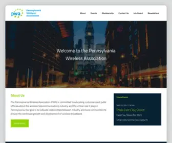 Pawireless.org(Pennsylvania Wireless Association) Screenshot