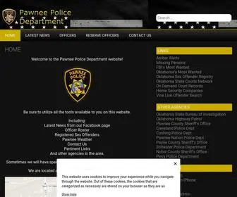 Pawneepd.com(Pawnee Police Department) Screenshot