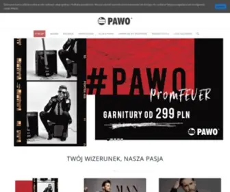 Pawo.pl(Stwórz wizerunek nowoczesnego mężczyzny z marką pawo) Screenshot