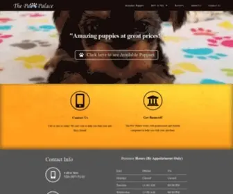 Pawpalaceaz.com(Buy Puppies in Tucson with The Paw Palace) Screenshot