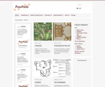 Pawpeds.com(Pedigree) Screenshot