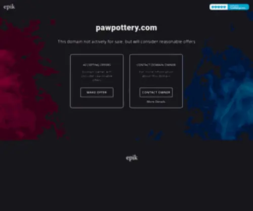 Pawpottery.com(Pawpottery) Screenshot