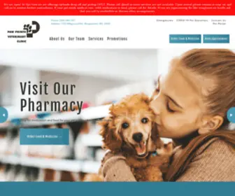 Pawprintswv.com(Paw Prints Veterinary Clinic) Screenshot