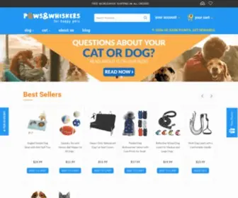 Pawsandwhiskers.store(Paws and Whiskers) Screenshot