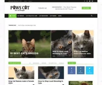 Pawscat.com(PAWS CAT) Screenshot