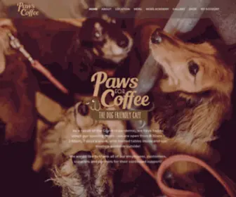 Pawsforcoffee.co.uk(The Dog Friendly Cafe) Screenshot