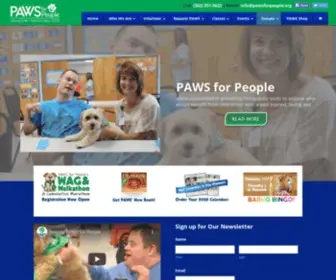 Pawsforpeople.org(PAWS for People) Screenshot