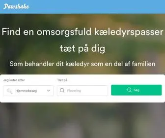 Pawshake.dk(Hundepasning) Screenshot