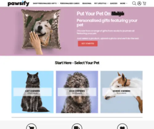 Pawsify.com(Pawsify) Screenshot