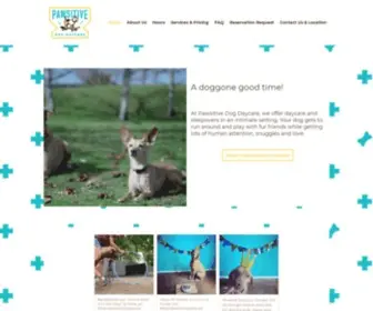 Pawsitivedogdaycare.com(4613 E 12th St) Screenshot