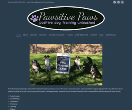 Pawsitivepawssandiego.com(Pawsitive Paws San Diego Dog Training) Screenshot