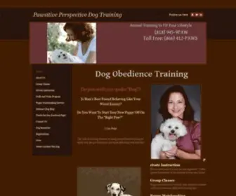 Pawsitiveperspective.net(Pawsitive Perspective Dog Training) Screenshot