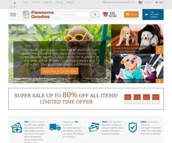 Pawsomegoodies.com(Buy Pet Dog Supplies and Accessories online plus Gifts) Screenshot