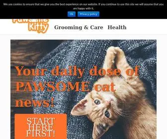 Pawsomekitty.com(Cat Blog) Screenshot