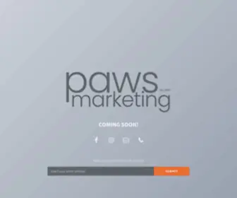 Pawsprintandweb.co.uk(PAWS Marketing) Screenshot