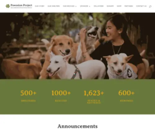 Pawssionproject.org.ph(Pawssion Project) Screenshot