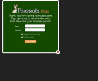 Pawsteals.com(Discounted Cheap Pet Beds) Screenshot