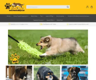 Pawstrading.co.uk(PawsTrading Specialists Suppliers in Dog Agility Bedding Toy and Training) Screenshot