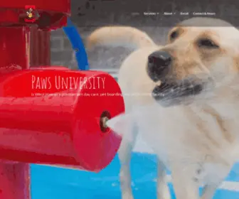 Pawsuniversity.com(Paws University) Screenshot