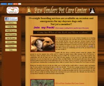 Pawtenderspetcarecenter.com(Paw Tenders Pet Care Center) Screenshot