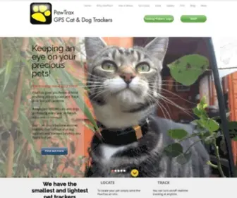 Pawtrax.co.uk(GPS cat and dog trackers) Screenshot