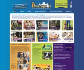 Pawtropolis.com(The city that's gone to the dogs...and cats) Screenshot