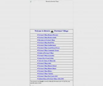 Pawtuxet.com(Pawtuxet Village) Screenshot