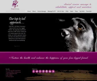 PawVidatherapies.co.uk(Canine Massage in Bristol and Bath) Screenshot