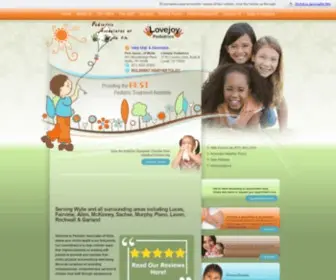 Pawylie.com(Pediatrician Wylie) Screenshot