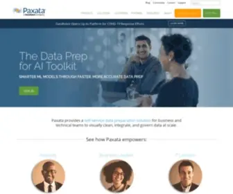Paxata.com(Data Preparation Tool) Screenshot