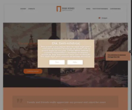 Paxawines.pt(PAXA WINES) Screenshot