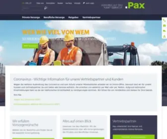 Pax.ch(Private und Berufliche Vorsorge) Screenshot