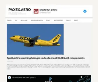 Paxex.aero(The Business of Passenger Experience) Screenshot