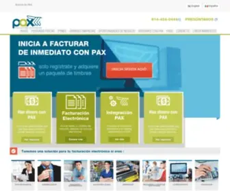 Paxfacturacion.com.mx(Facturación) Screenshot