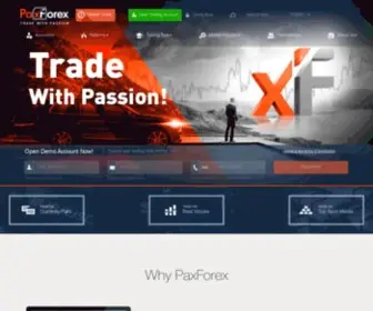 Paxforex.org(PaxForex Online Forex Broker) Screenshot