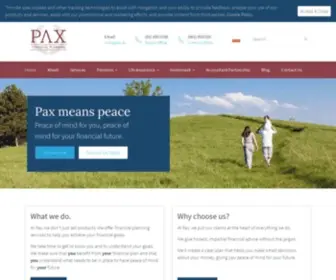 Pax.ie(Financial Planning and Wealth Management Solutions) Screenshot