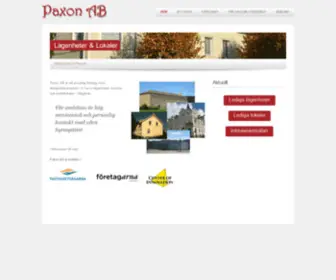 Paxon.se(Paxon AB) Screenshot