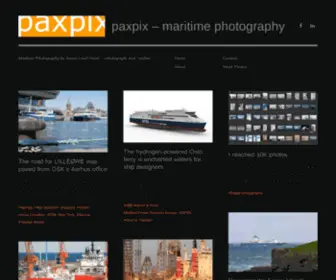 Paxpix.dk(Maritime Photography by Søren Lund Hviid) Screenshot