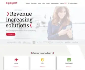Paxport.net(Create a Better Travel Experience for Your Passengers) Screenshot