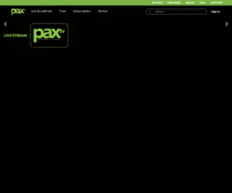 Paxtelevision.tv(PAX TV) Screenshot