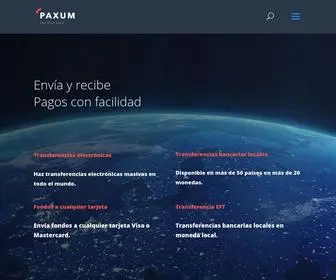 Paxumlatam.com(Latinoamérica) Screenshot